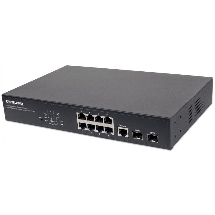 Intellinet 561167 8 portu Gigabit PoE+ slēdzis