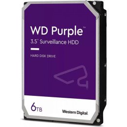 Western Digital Purple 6TB WD60PURZ novērošanas HDD