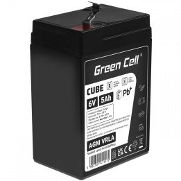 Green Cell AGM6V5AH-J 6V 5Ah AGM akumulators IP54