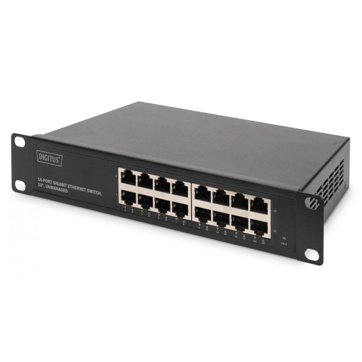 DIGITUS DN-80115 16-портовый Gigabit неуправляемый коммутатор