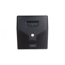 DIGITUS DN-170065 Line-Interactive UPS, 1000VA/600W, 12V/7Ah x2 Battery, 4x CEE 7/7, USB, RS232, RJ45, LED