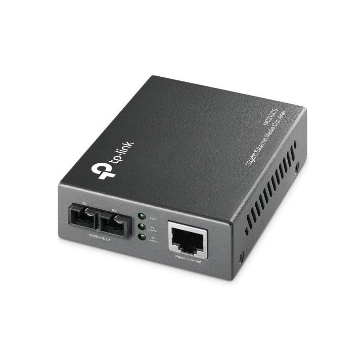 TP-LINK MC210CS Gigabitu šķiedru pārveidotājs RJ45 uz SC