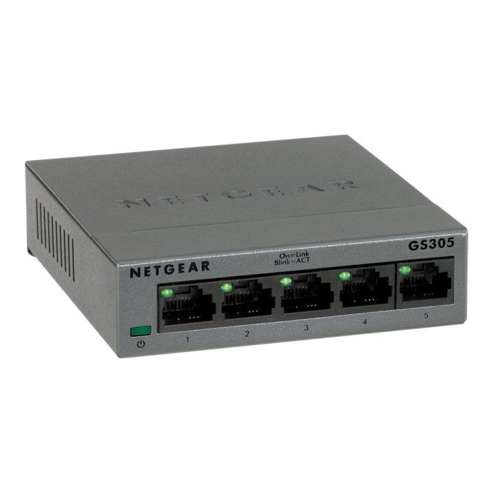 Netgear GS305-300PES 5-портовый Gigabit неуправляемый коммутатор