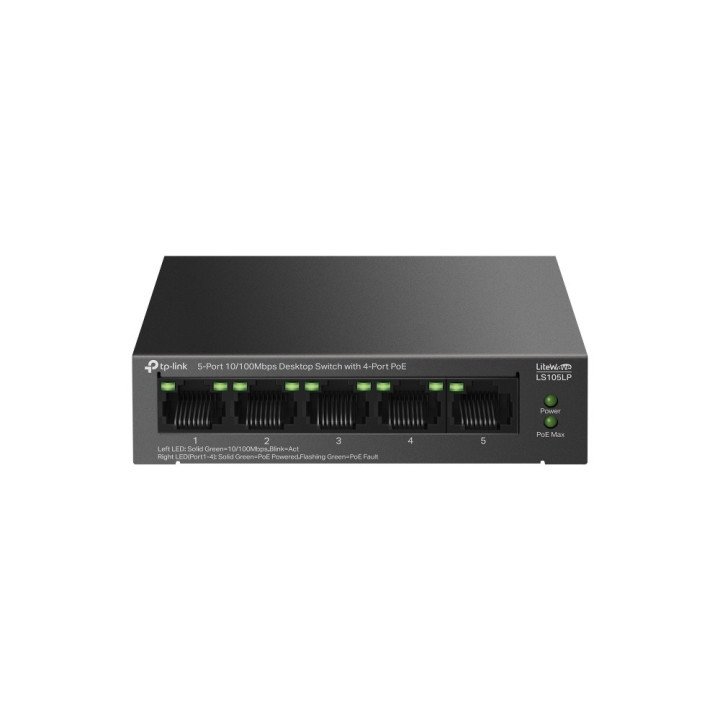 TP-LINK LS105LP 5 portu PoE slēdzis 10/100Mbps
