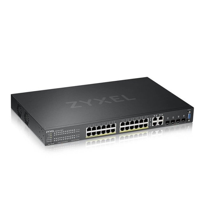 ZyXEL GS2220-28HP 24-портовый PoE+ коммутатор 375W