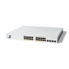 Cisco C1300-24FP-4G pārvaldīts PoE slēdzis 24 porti