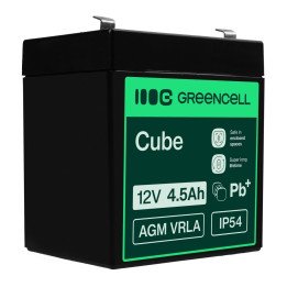 Green Cell AGM44 12V 4.5Ah VRLA UPS akumulators