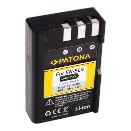 Patona EN-EL9 Replacement Battery 1000mAh Li-Ion for Nikon DSLR Cameras