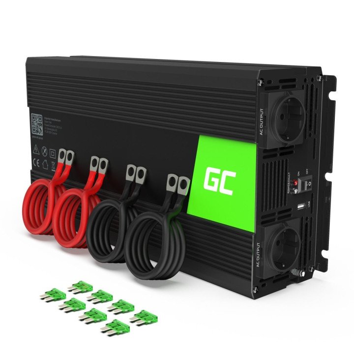 Green Cell INV21 3000W инвертор чистая синусоида 24V в 230V