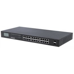 Intellinet 561242 24 portu Gigabit PoE+ slēdzis 370W