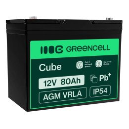 Green Cell AGM57 12V 80Ah AGM akumulators