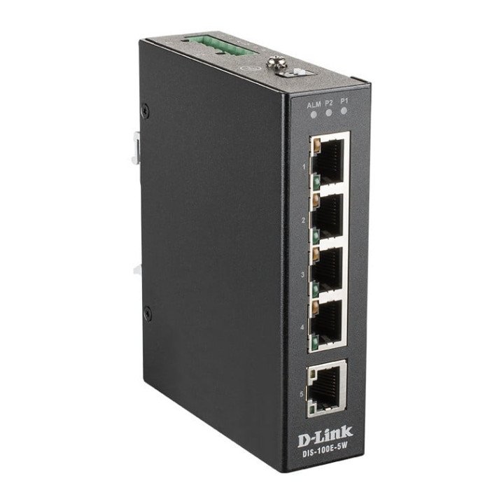 D-Link DIS-100E-5W неуправляемый 5-портовый коммутатор Fast Ethernet