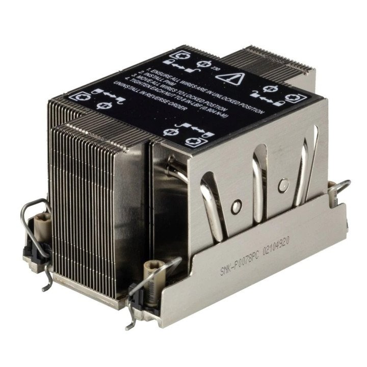Supermicro SNK-P0078PC CPU dzesētājs melns nerūsējošais tērauds