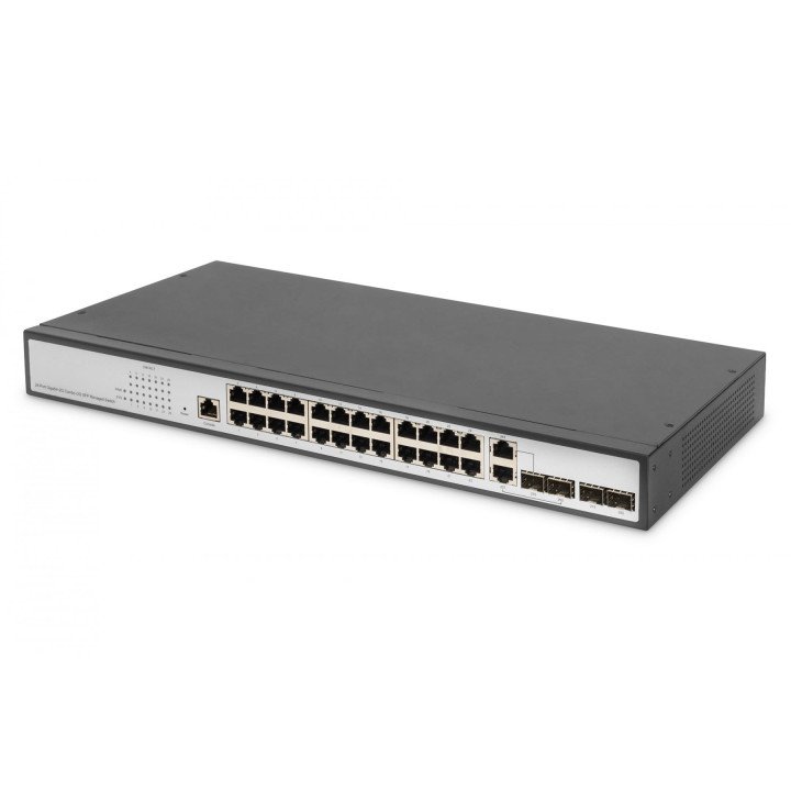 DIGITUS DN-80221-3 L2 управляемый 24-портовый гигабитный коммутатор