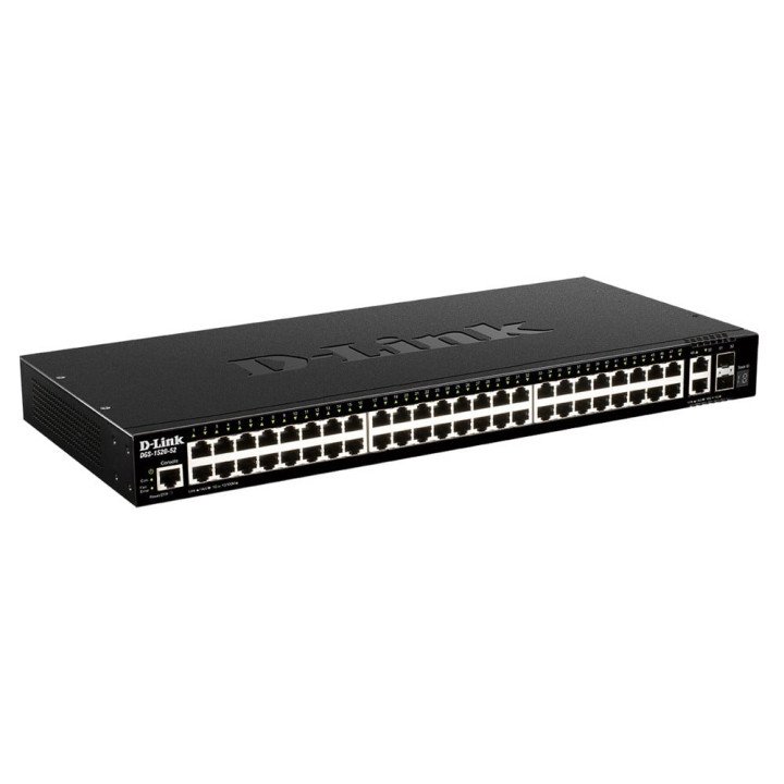 D-Link DGS-1520-52 pārvaldīts L3 10G PoE slēdzis