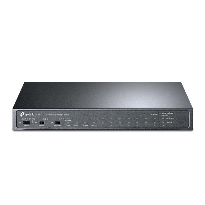TP-Link TL-SL1311MP 8 portu PoE+ slēdzis 56W