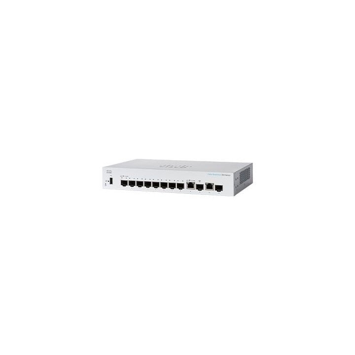 Cisco CBS350-8S-E-2G-EU управляемый SFP коммутатор