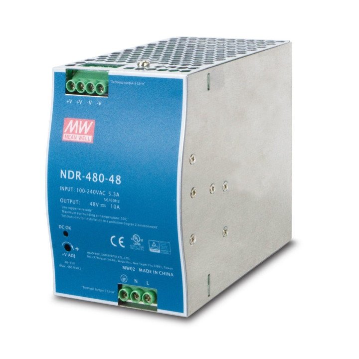 PLANET PWR-480-48 48V 480W DIN-sliežu barošanas bloks