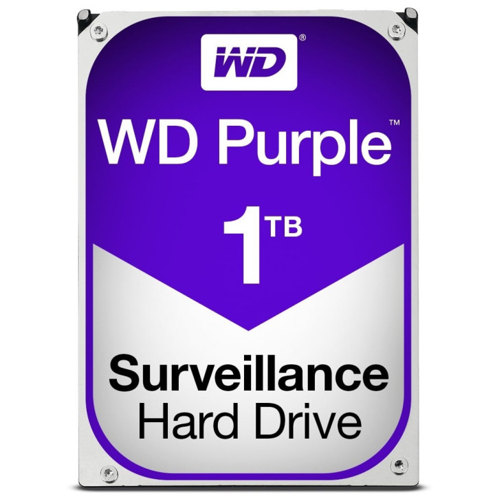 Western Digital Purple 1TB WD10PURX HDD для видеонаблюдения