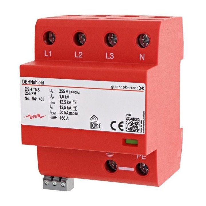 DEHN 941405 1.+2. tipa pārsprieguma aizsargs DSH TNS 255V
