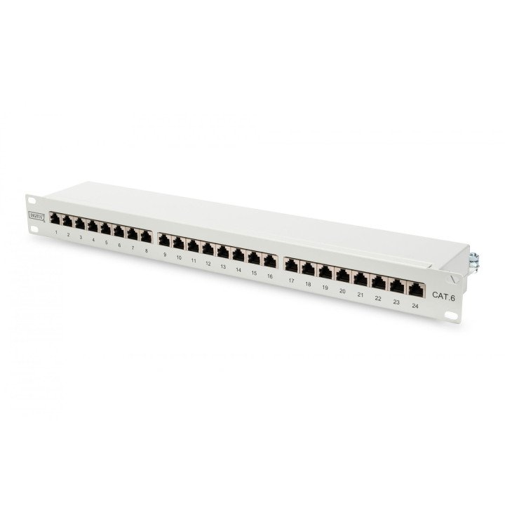 DIGITUS DN-91624S CAT 6 panelis 24 porti 1U