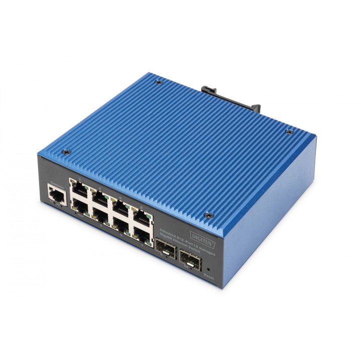 DIGITUS DN-651156 Промышленный 8+2 портовый гигабитный коммутатор
