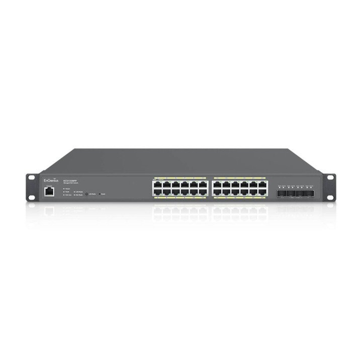 EnGenius ECS1528FP управляемый коммутатор 24 порта PoE+