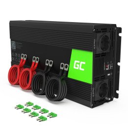 Green Cell INV15 3000Вт чистый синус инвертор 12В-230В