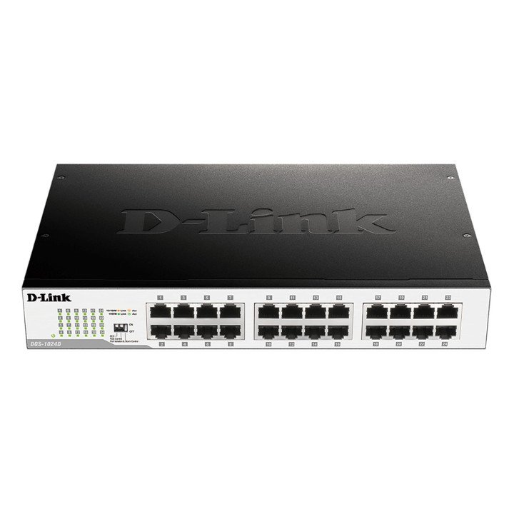 D-Link DGS-1024D 24-портовый Gigabit неуправляемый коммутатор