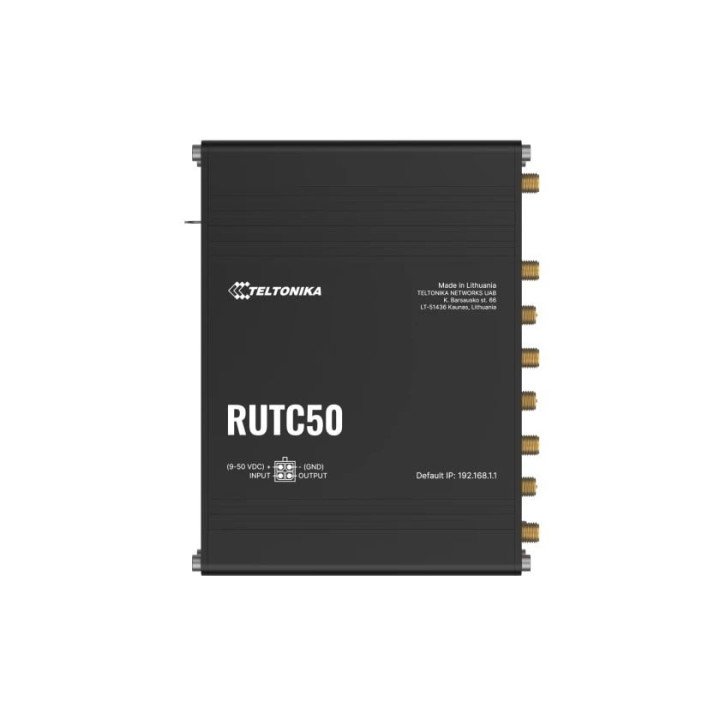 Teltonika RUTC50200000 Dual-Band Wi-Fi 6 5G Router with Gigabit Ethernet