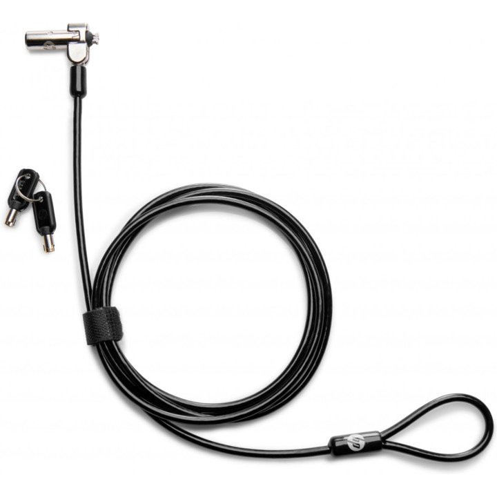 HP Nano Lock 1AJ39AA viedā slēdzene melna