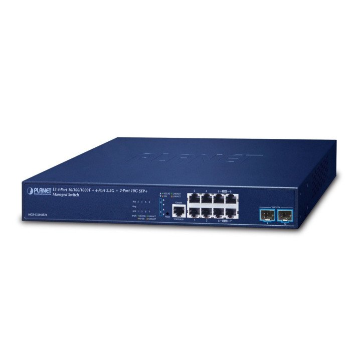 PLANET MGS-6320-8T2X L3 управляемый коммутатор 10 портов