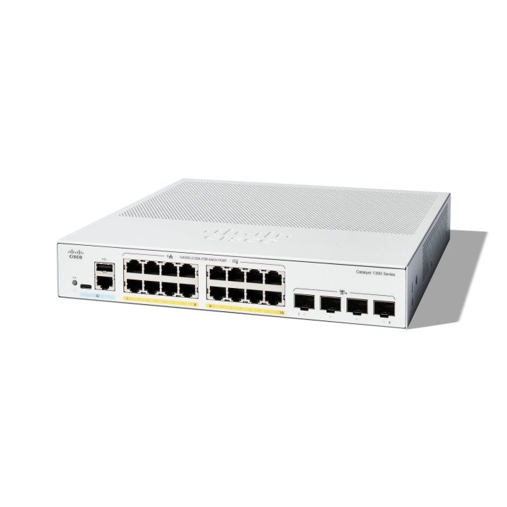 Cisco C1300-16P-4X 16-портовый PoE коммутатор