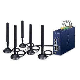 PLANET LCG-300-NR-EU 5G LoRaWAN шлюз IP30 DIN