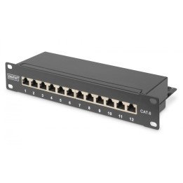 DIGITUS DN-91612S Cat6 F/UTP 12 portu panelis 1U