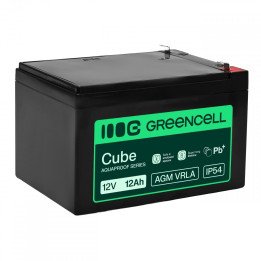 Green Cell AGM12V12AH-H 12V 12Ah VRLA akumulators