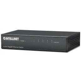 Intellinet 5-портовый гигабитный Ethernet настольный коммутатор 530378