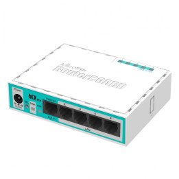 MikroTik hEX lite RB750r2 проводной маршрутизатор 100Mbps