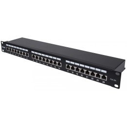 Intellinet 24 portu Cat6a FTP sadales panelis 1U 720861