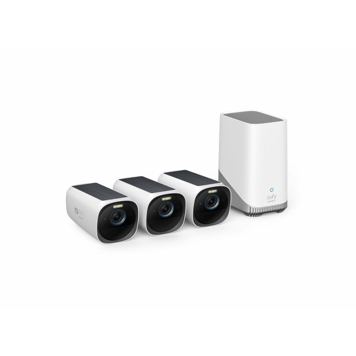 Eufy eufyCam S330 3 kameru komplekts 4K āra drošības kamera T88723W1