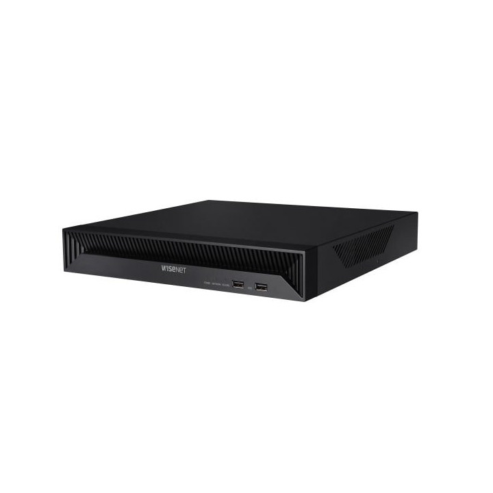 Hanwha QRN-830S NVR 8 kanāli PoE 4K melns