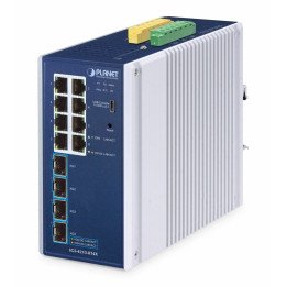 PLANET IGS-4215-8T4X Управляемый 8-портовый гигабитный коммутатор