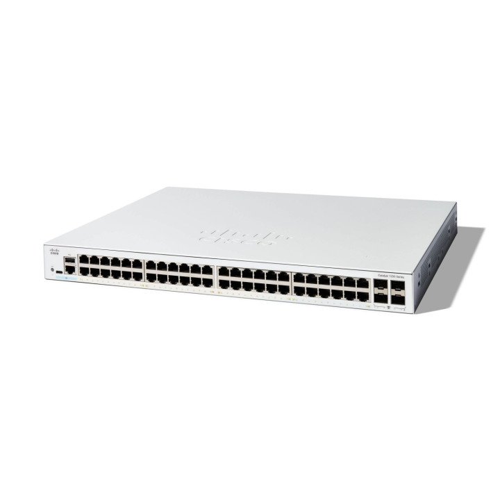 Cisco C1200-48T-4G 48-портовый Gigabit управляемый коммутатор 375W PoE