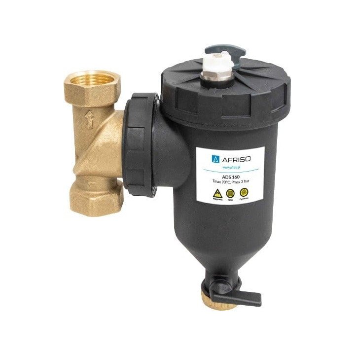 AFRISO 7716000 Magnētiskais netīrumu atdalītājs ADS 160 G1" Kvs 6,9