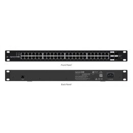 Ubiquiti ES-48-500W pārvaldīts Gigabit PoE slēdzis 48 porti 500W
