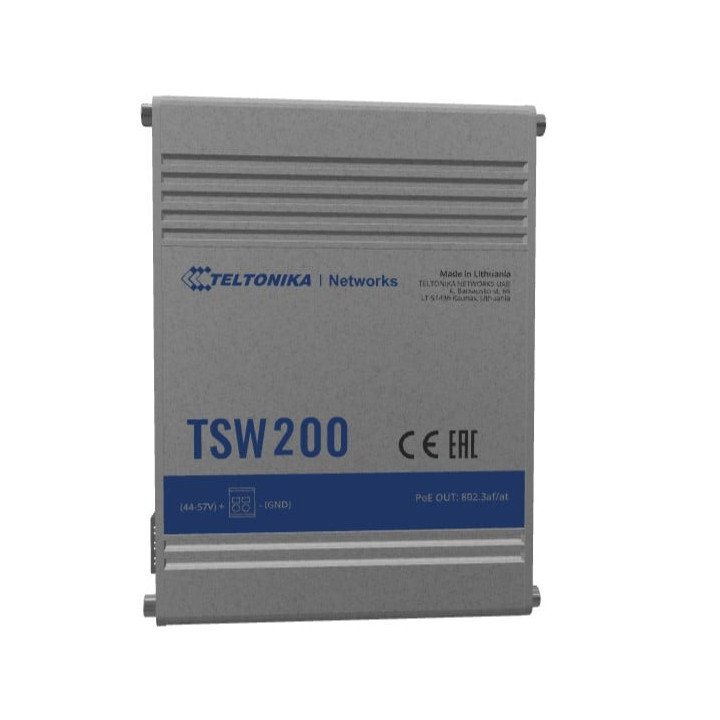 Teltonika TSW200 Industrialais PoE+ slēdzis nepārvaldāms