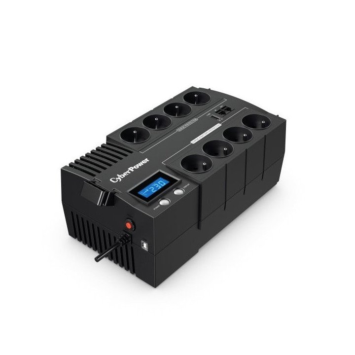 CyberPower BR1000ELCD-FR ИБП 1кВА 600Вт Line-Interactive 8 розеток