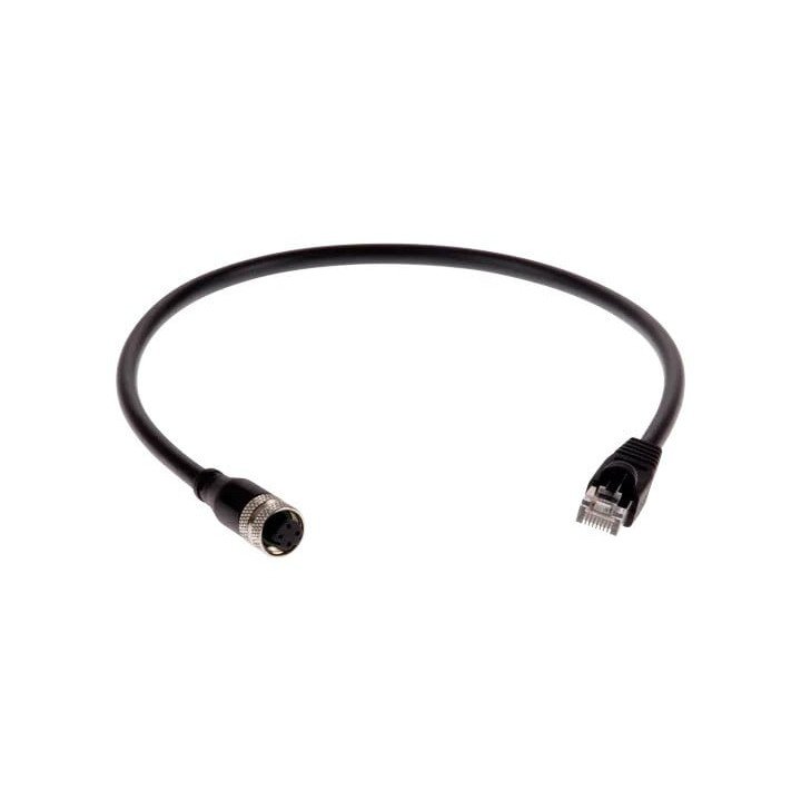 AXIS 01793-001 Cat5e Ethernet kabelis 0,5m melns