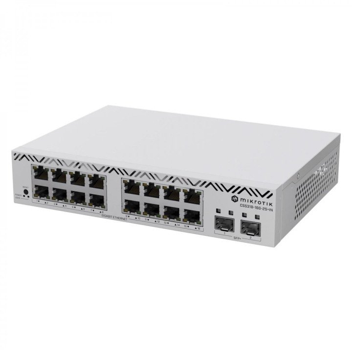 MikroTik CSS318-16G-2S+IN Smart Switch 16 Gigabit 2 SFP+
