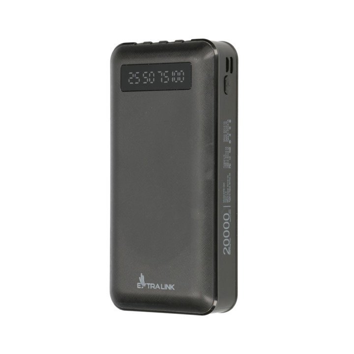 Extralink EX.19614 Power Bank 20000 mAh Li-Po Melns